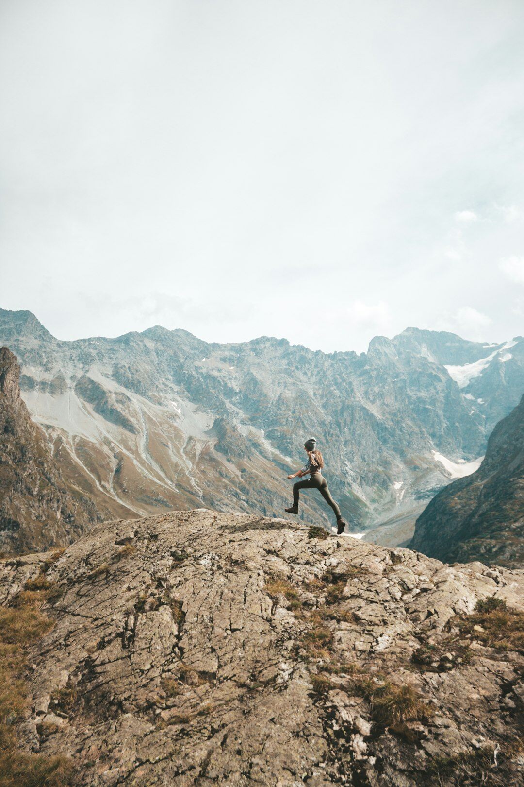 person exercising outdoors